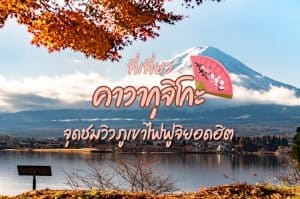 ที่เที่ยวคาวากุจิโกะ ที่เที่ยวญี่ปุ่น