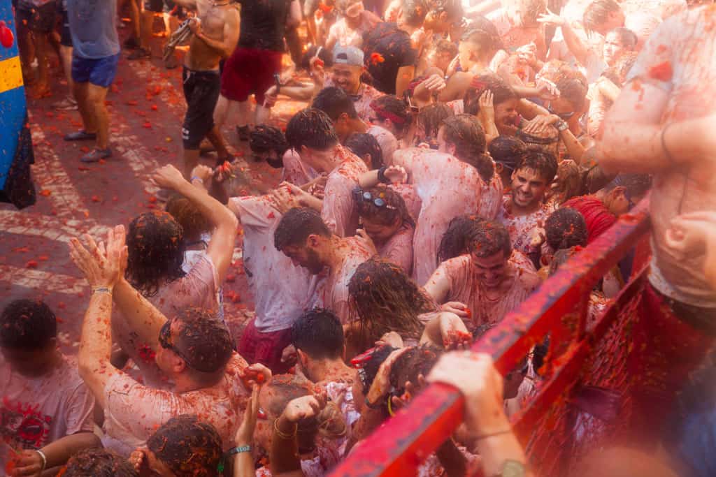 เทศกาล La Tomatina ประเทศสเปน