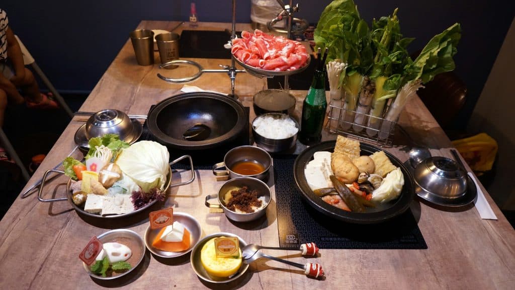 ร้านชาบูไต้หวันยอดนิยมในไทเป