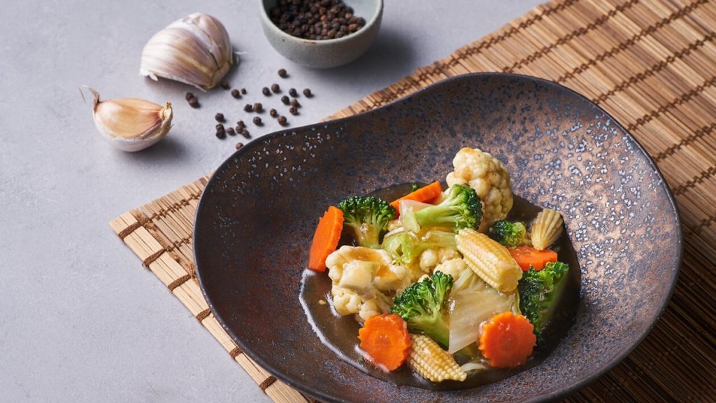 อาหารจีน ผัก