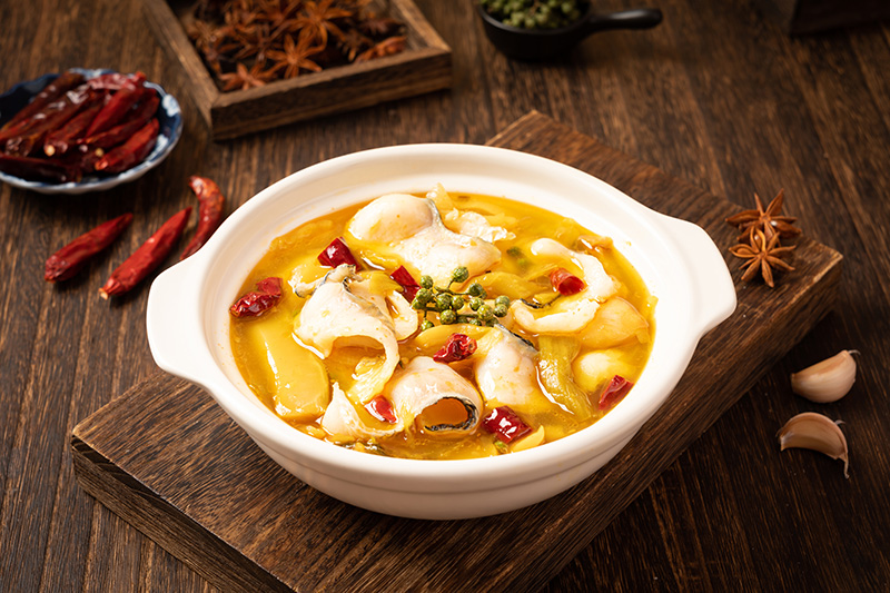 ต้มปลาผักกาดดอง อาหารจีน