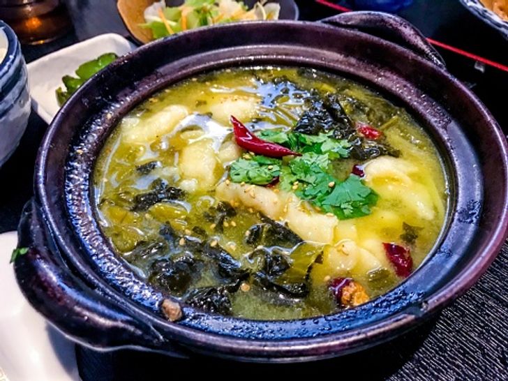 ต้มปลาผักกาดดอง อาหารจีน