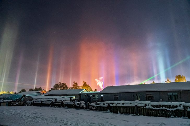 แสงเหนือ เที่ยวจีน ที่โม่เหอ