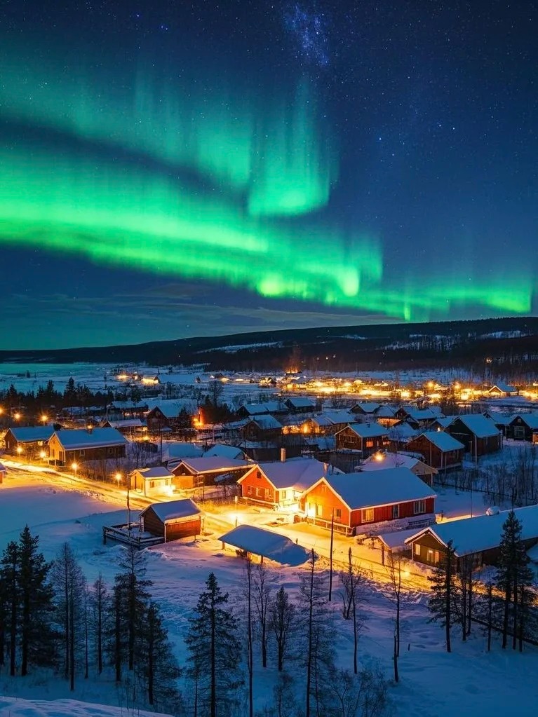 แสงเหนือ เที่ยวจีน ที่โม่เหอ