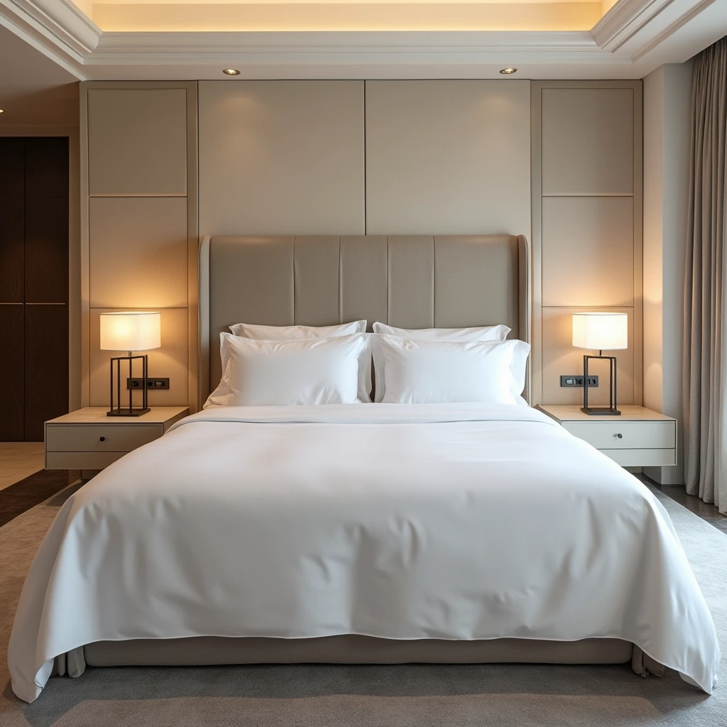 ทำไมผ้าปูที่นอนโรงแรมเป็นสีขาว