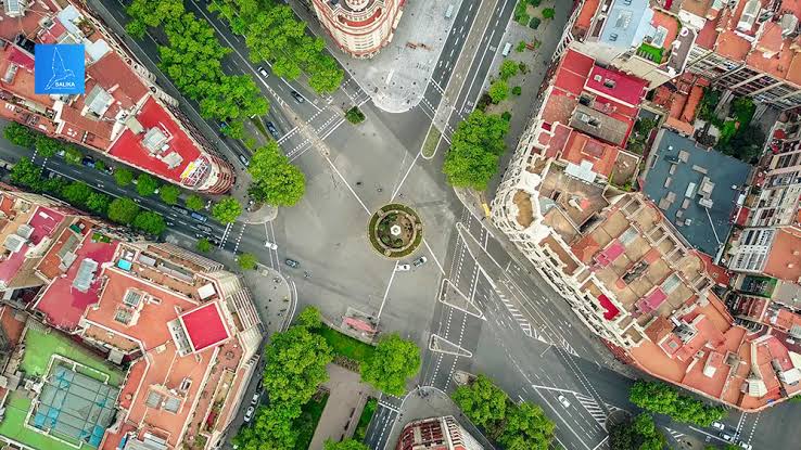 บาร์เซโลน่า ผังเมืองวาฟเฟิล