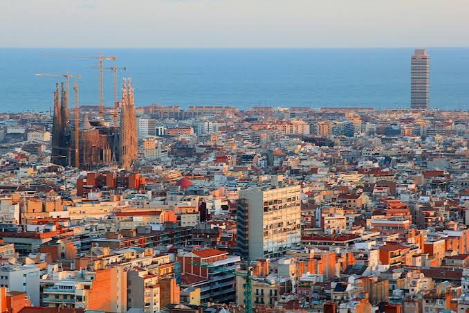 บาร์เซโลน่า ผังเมืองวาฟเฟิล