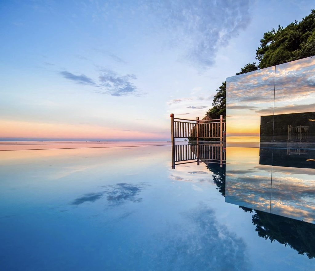 กระจกท้องฟ้า เขาหลิงซาน