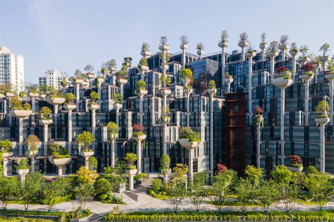 อาคารพันต้นไม้ แลนด์มาร์กสุดเก๋ในนครเซี่ยงไฮ้ 