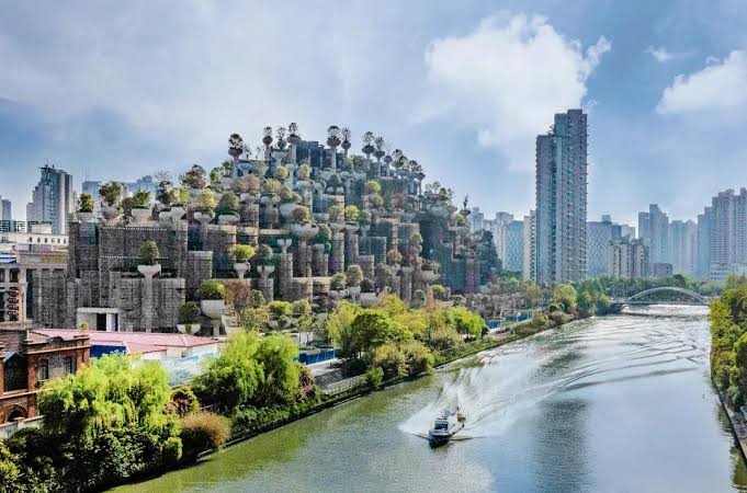 อาคารพันต้นไม้ แลนด์มาร์กสุดเก๋ในนครเซี่ยงไฮ้ 