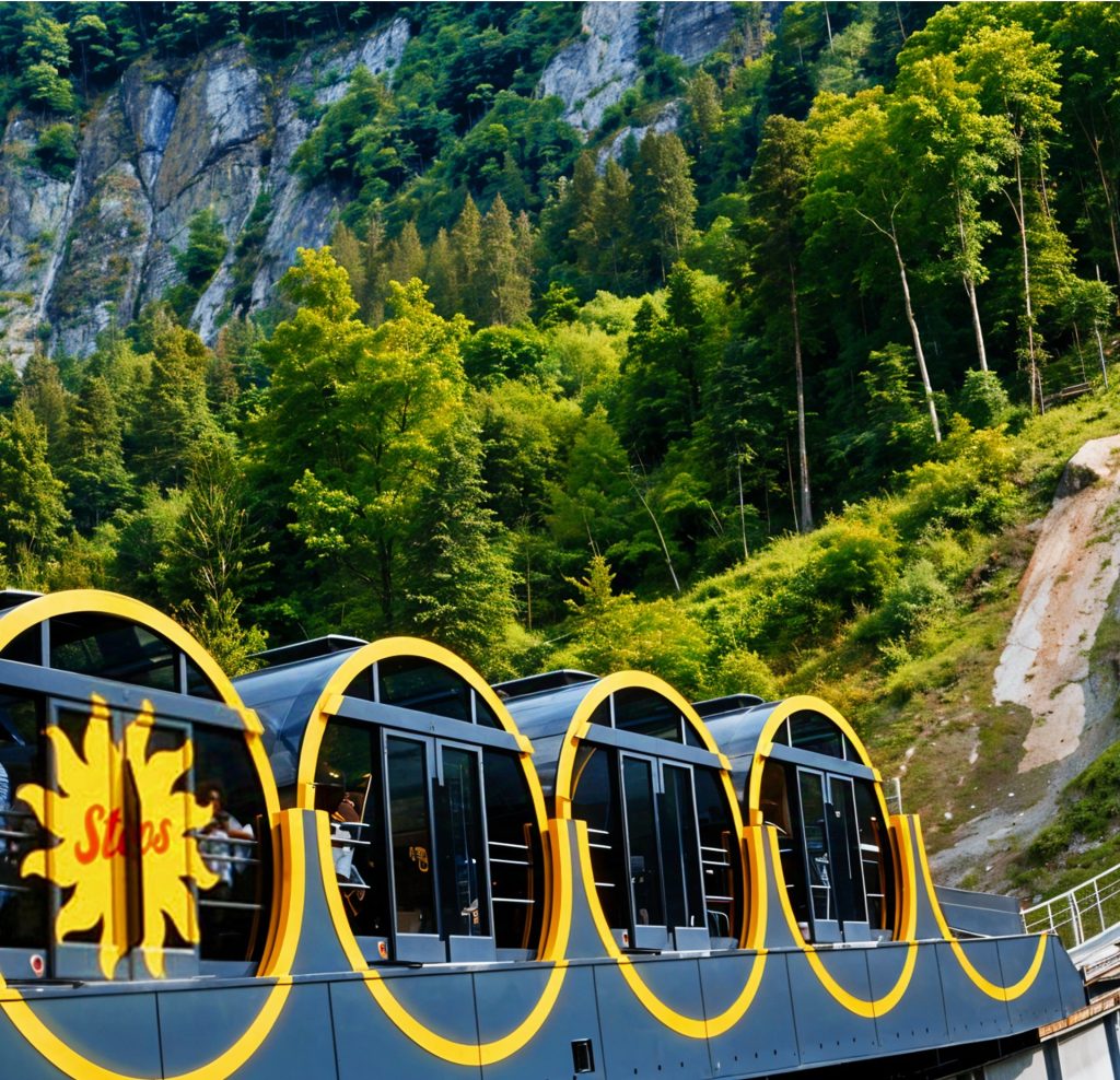 รถรางฟันเฟืองสู่หมู่บ้านสตูส 