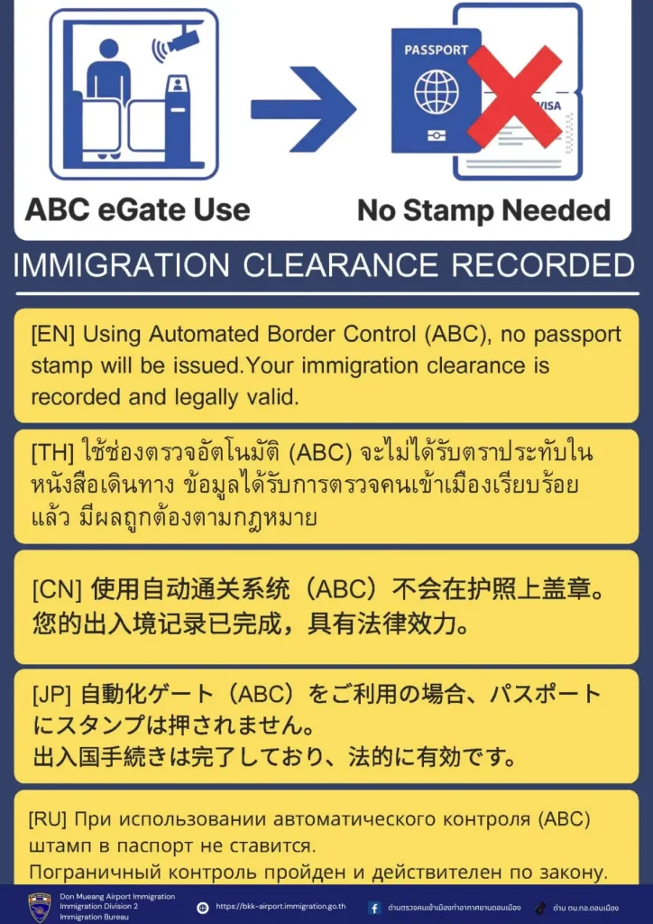 สนามบินดอนเมืองประกาศใช้ช่องตรวจหนังสือเดินทางอัตโนมัติ เริ่ม 5 มีนาคม 2569!
