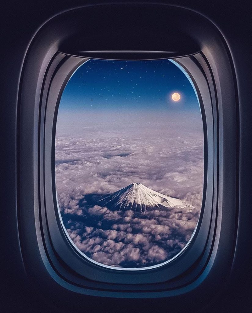 ทริคเห็น ฟูจิ จากบนเครื่องบิน ต้องนั่งฝั่งไหน?