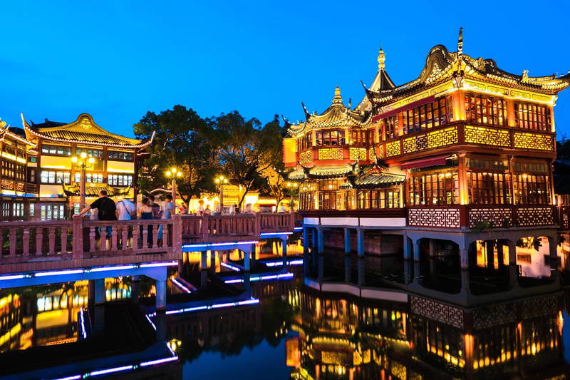 เที่ยวเซี่ยงไฮ้ กลางคืน 