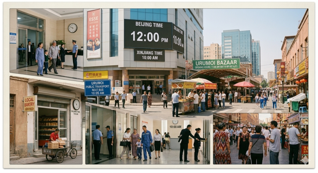 การนับเวลาในซินเจียง