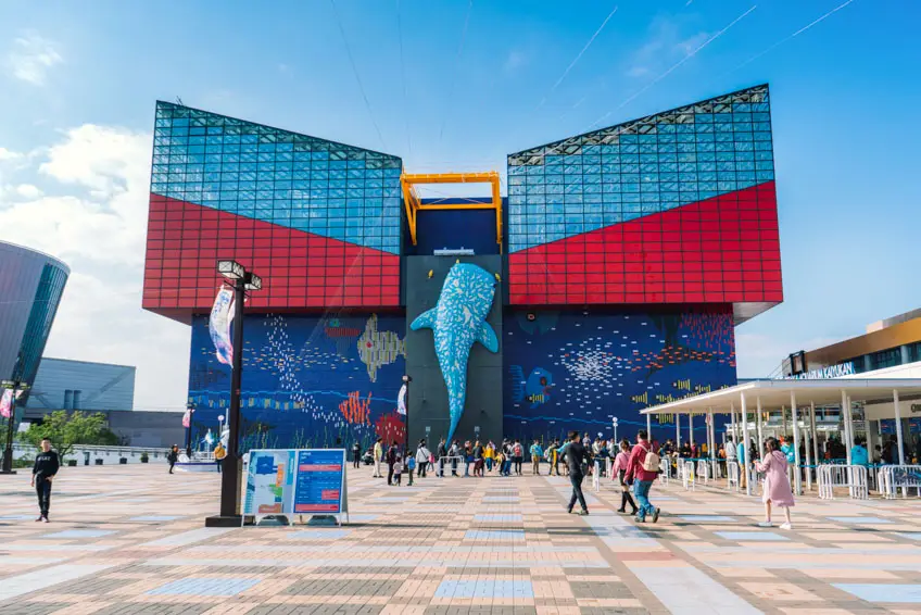 พิพิธภัณฑ์สัตว์น้ำไคยูคัง Osaka Aquarium Kaiyukan