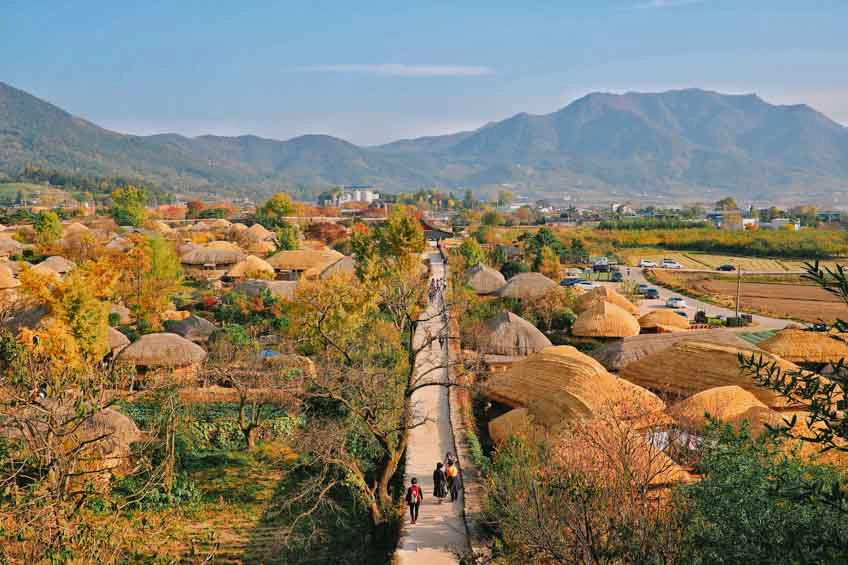 เที่ยวเกาหลี หมู่บ้านโบราณนากานอึบซอง