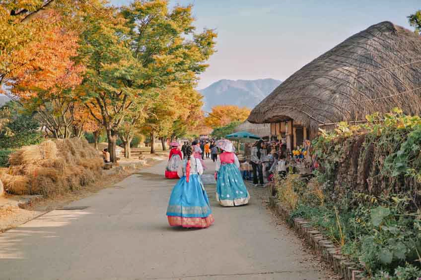 เที่ยวเกาหลี หมู่บ้านโบราณนากานอึบซอง