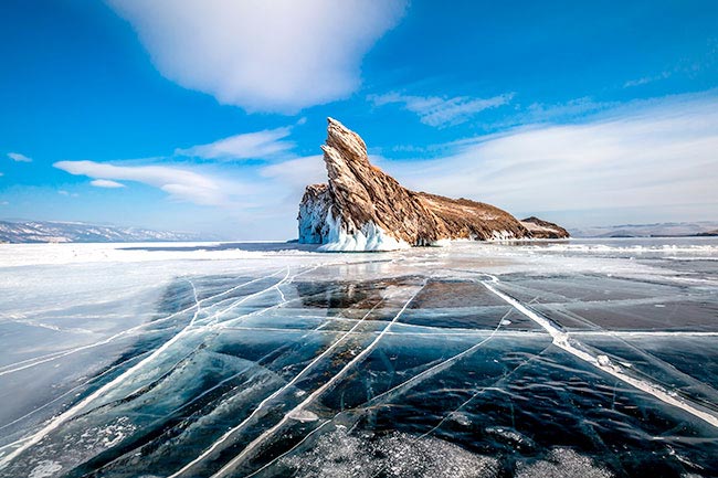 ทะเลสาบไบคาล ประเทศรัสเซีย