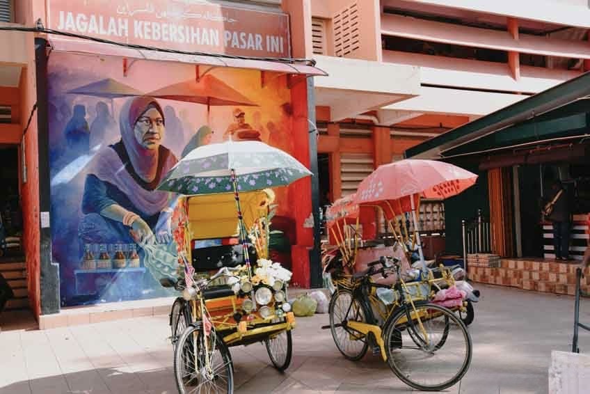 ตลาดเช้าปาซาร์สิติคาดิจะห์ Pasar Siti Khadijah Morning Market มาเลเซีย