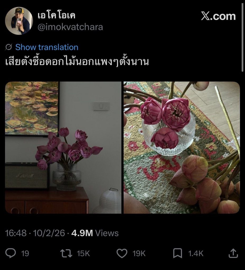 เทรนด์ “ดอกบัว” มาแรง! Gen Z แห่ถ่ายรูปจนกลายเป็นเทรนด์ใหม่!