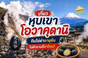 เที่ยว "หุบเขาโอวาคุดานิ" กินไข่ดำอายุยืนในตำนานที่ฮาโกเน่!