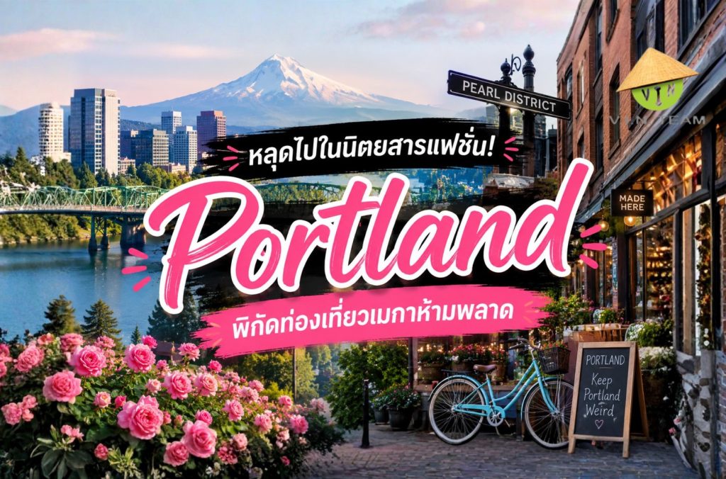 หลุดไปในนิตยสารแฟชั่น! "Portland" พิกัดท่องเที่ยวเมกาห้ามพลาด