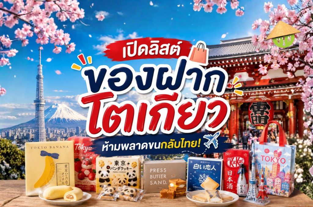 เปิดลิสต์ ของฝากโตเกียว ห้ามพลาดขนกลับไทย!