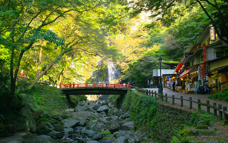 น้ำตกมิโนะ (Minoo Waterfall) เที่ยวโอซาก้า เที่ยวญี่ปุ่น ทัวร์โอซาก้า ทัวร์ญี่ปุ่น