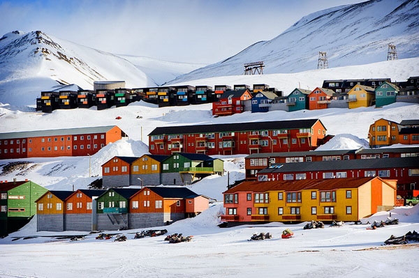 ลองเยียร์เบียน หรือ ลองเยียร์บีเยน Longyearbyen หมู่เกาะสฟาลบาร์ด Svalbard เที่ยวนอร์เวย์ ทัวร์นอร์เวย์