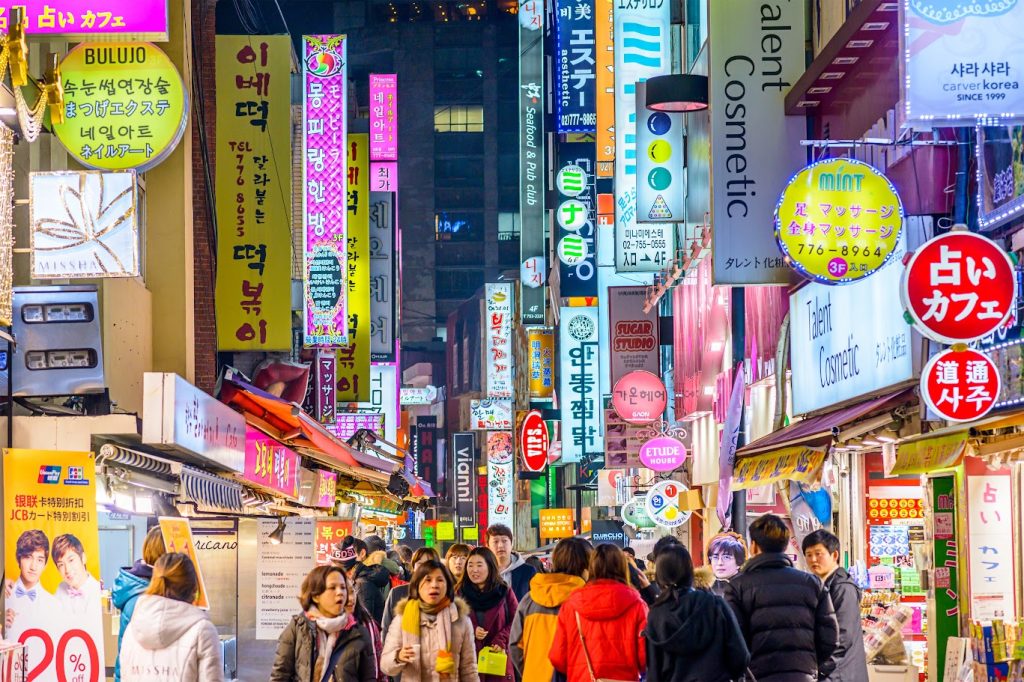 เมียงดง Myeong-dong เที่ยวเกาหลี ทัวร์เกาหลี