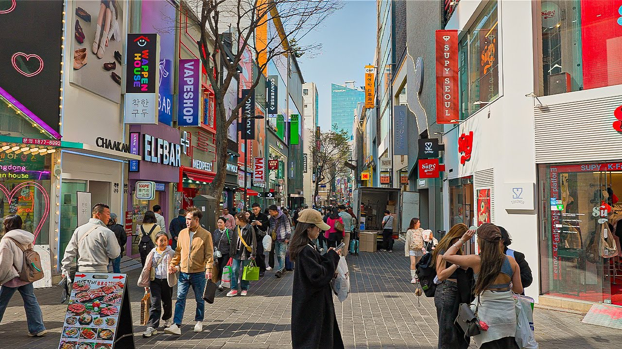 เมียงดง Myeong-dong เที่ยวเกาหลี ทัวร์เกาหลี