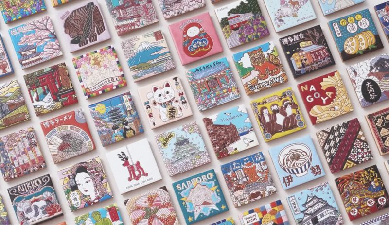 Traveling Magnets ของที่ระลึกญี่ปุ่น เที่ยวญี่ปุ่น ทัวร์ญี่ปุ่น