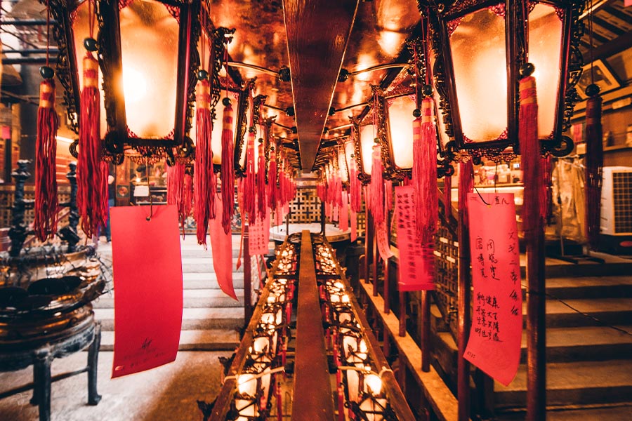 วัดหมั่นโหมว (Man Mo Temple) วัดฮ่องกง เที่ยวฮ่องกง