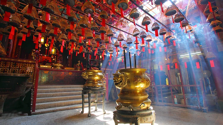 วัดหมั่นโหมว (Man Mo Temple) วัดฮ่องกง เที่ยวฮ่องกง